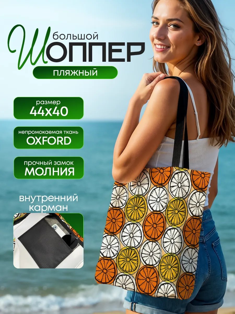 Сумка шоппер SoBag текстиль желтый купить,NaN