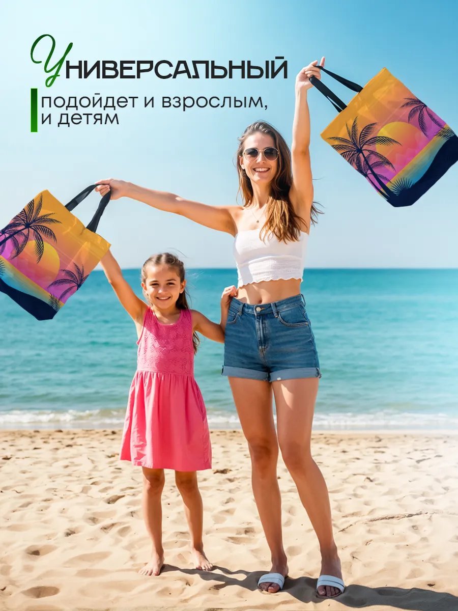 Сумка шоппер SoBag текстиль голубой купить,NaN