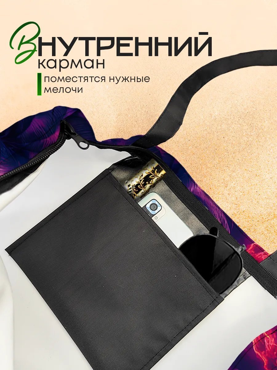 Сумка шоппер SoBag текстиль оранжевый купить,NaN