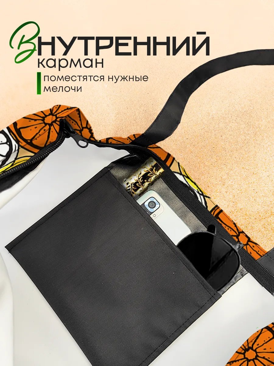 Сумка шоппер SoBag текстиль желтый купить,NaN