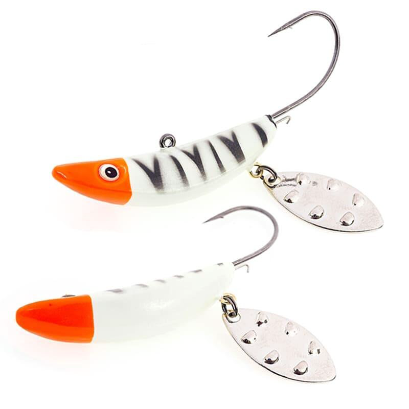 Мягкая приманка Akara Jig Spinner 50мм черно-белая купить,NaN