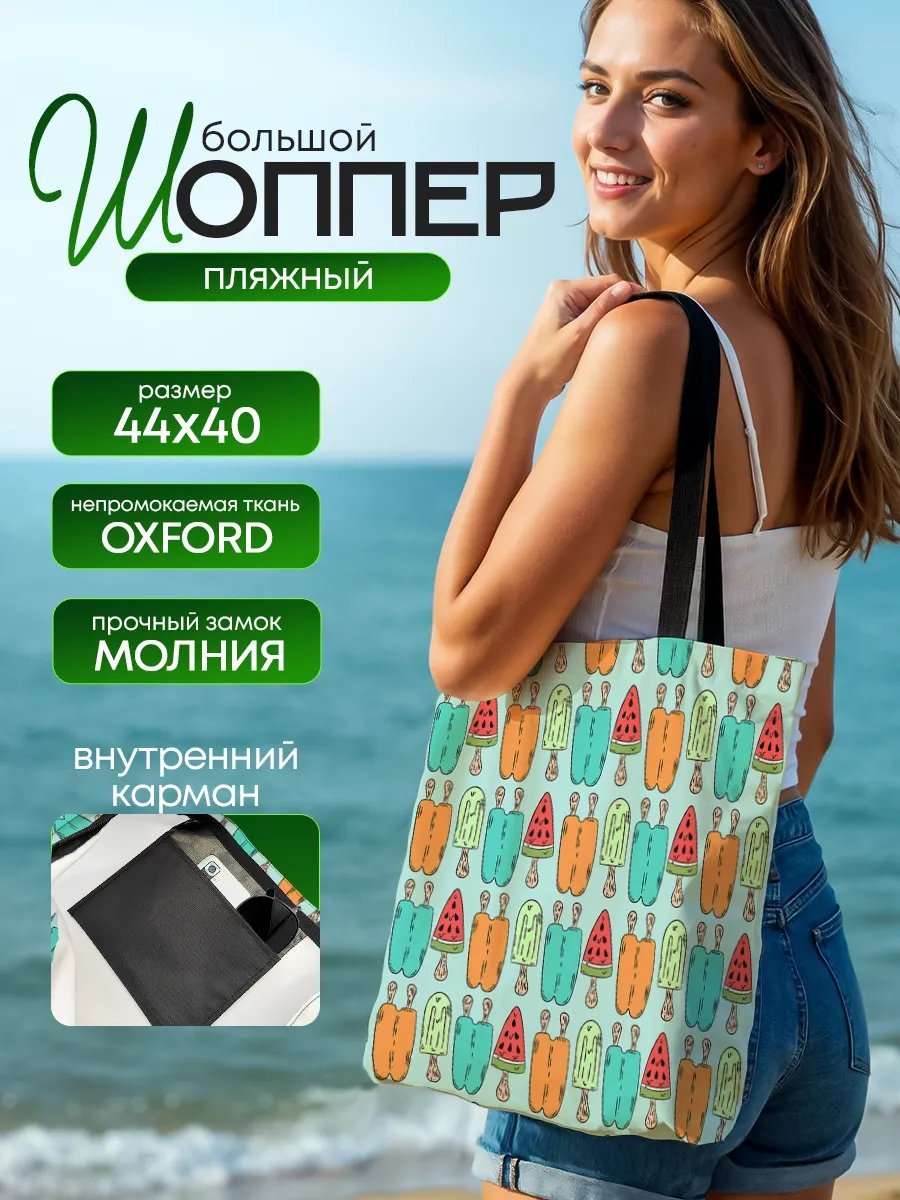 Сумка шоппер SoBag текстиль красный купить,NaN