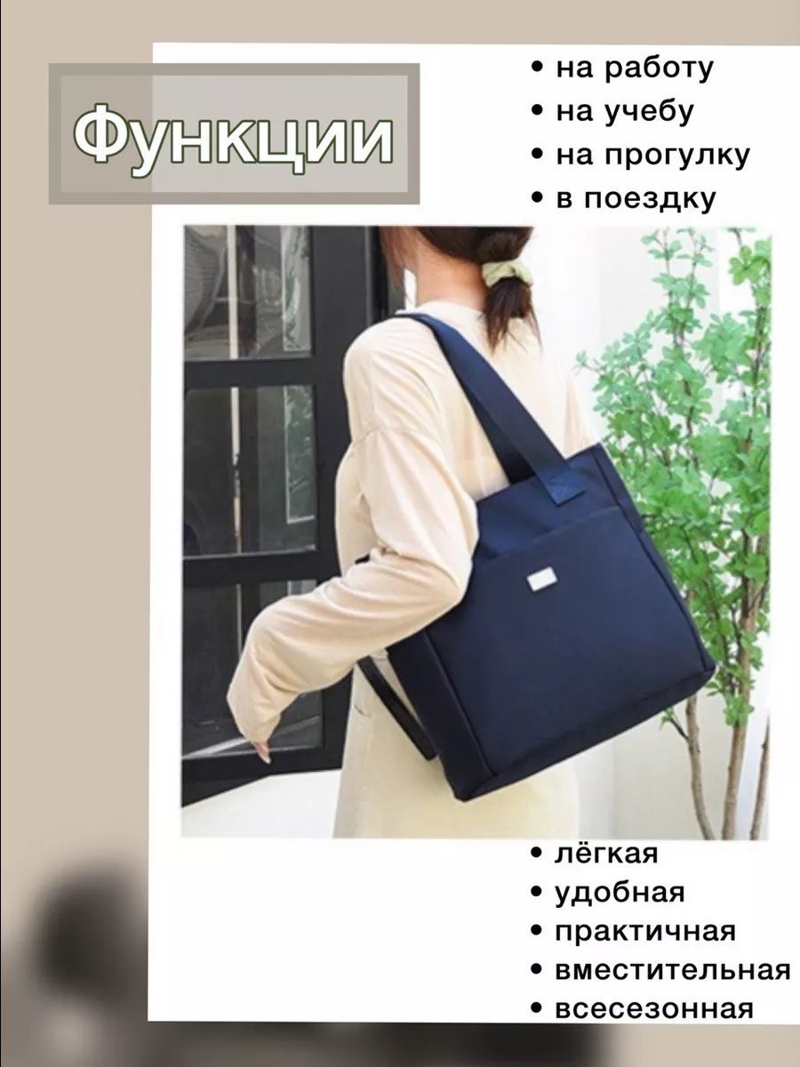 Сумка тоут ALANDO нейлон синий купить,NaN