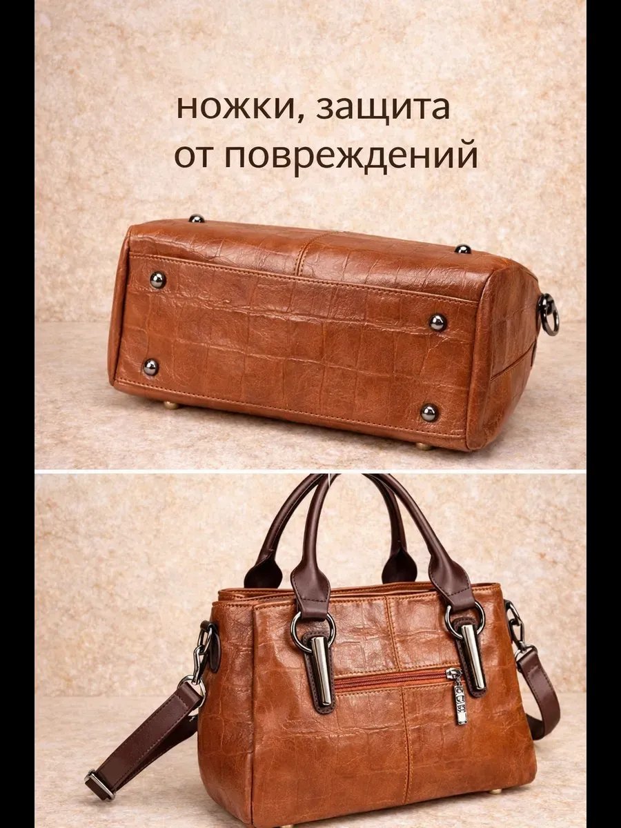 Сумка тоут del'Moro хлопок зеленый купить,NaN