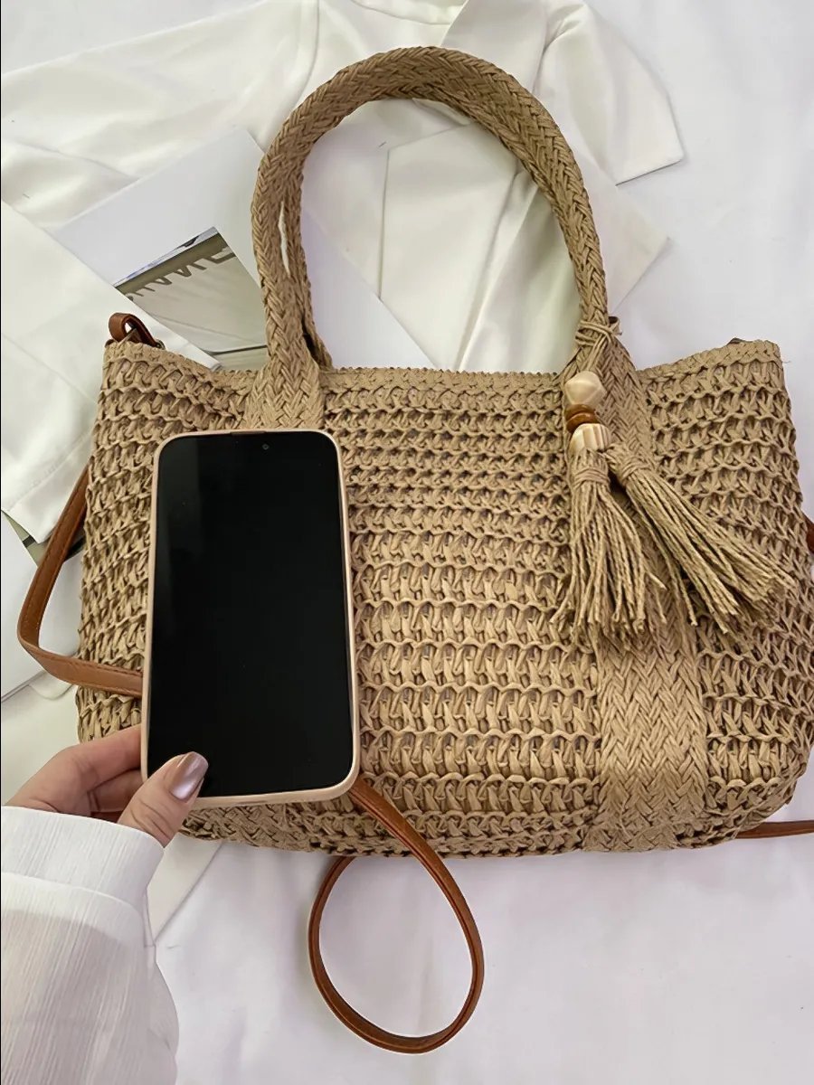 Мини-сумка Trendshop161 рафия коричневый купить,NaN