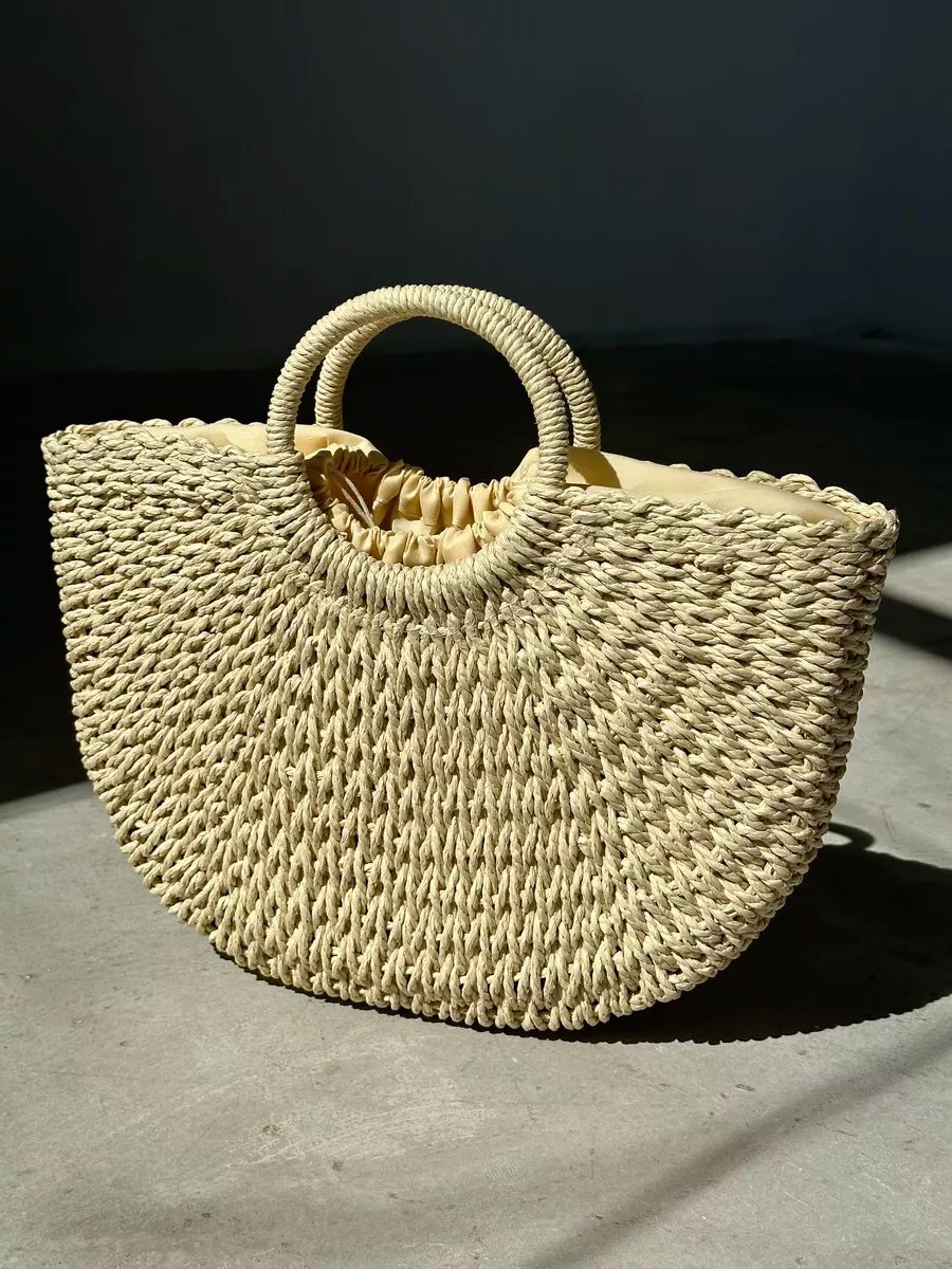 Мини-сумка SL'Bags хлопок бежевый купить,NaN