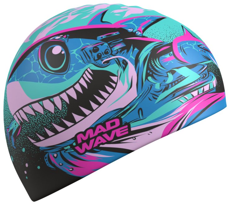 Шапочка Mad Wave M0574 13 0 00W голубой размер: универсальный