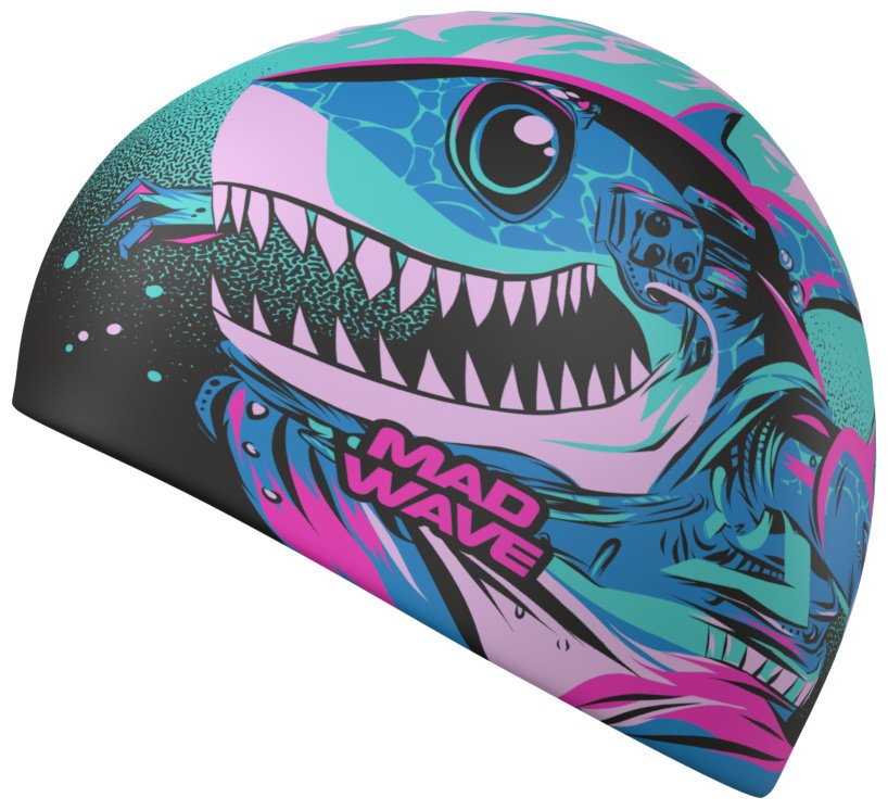 Шапочка Mad Wave M0574 13 0 00W голубой размер: универсальный