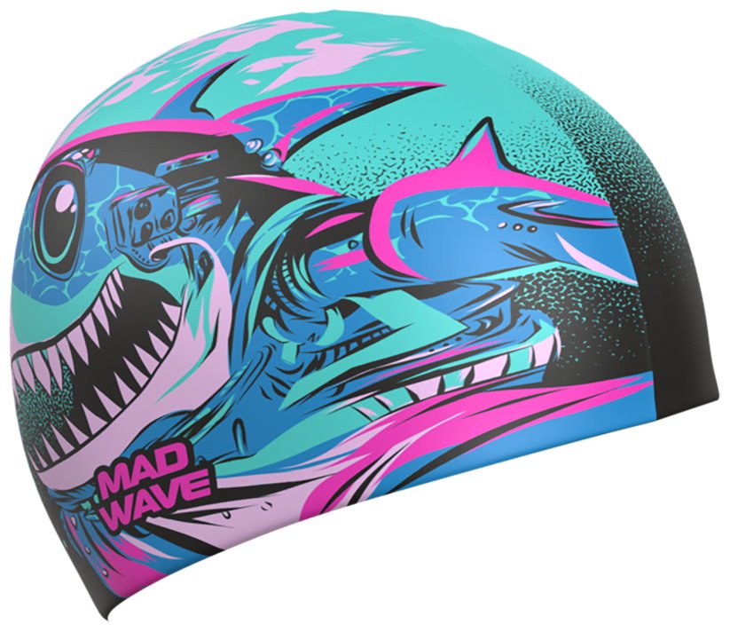 Шапочка Mad Wave M0574 13 0 00W голубой размер: универсальный