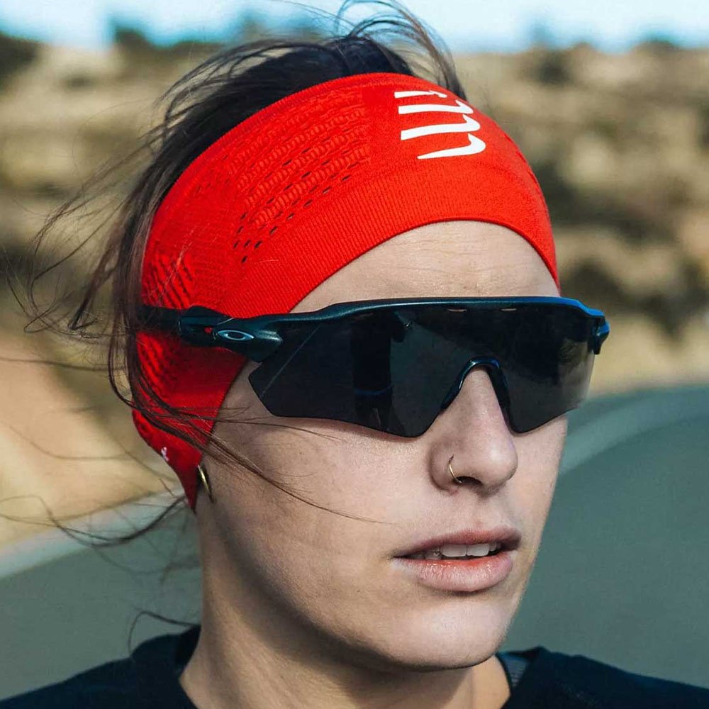 Повязка Compressport размер универсальный, красный