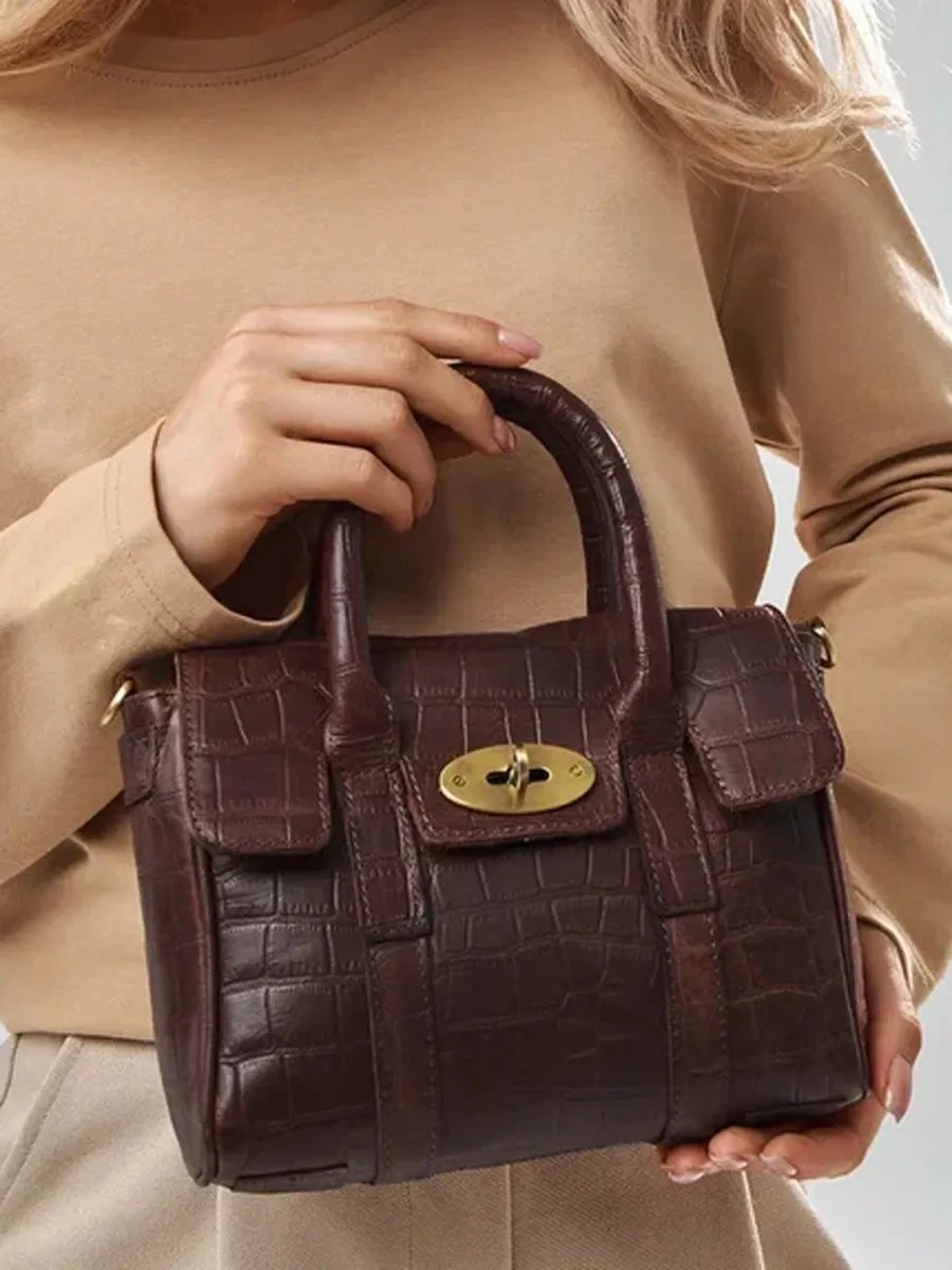 Сумка кросс-боди Ashwood Leather натуральная кожа коричневый