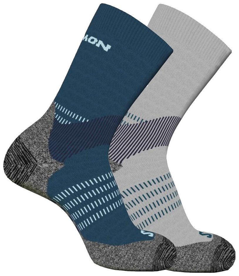 Носки Salomon 1 пара синий, серый 45-47