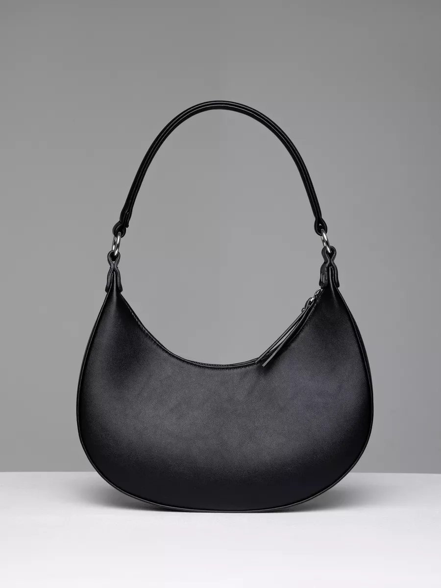 Сумка багет BagsPro экокожа черный