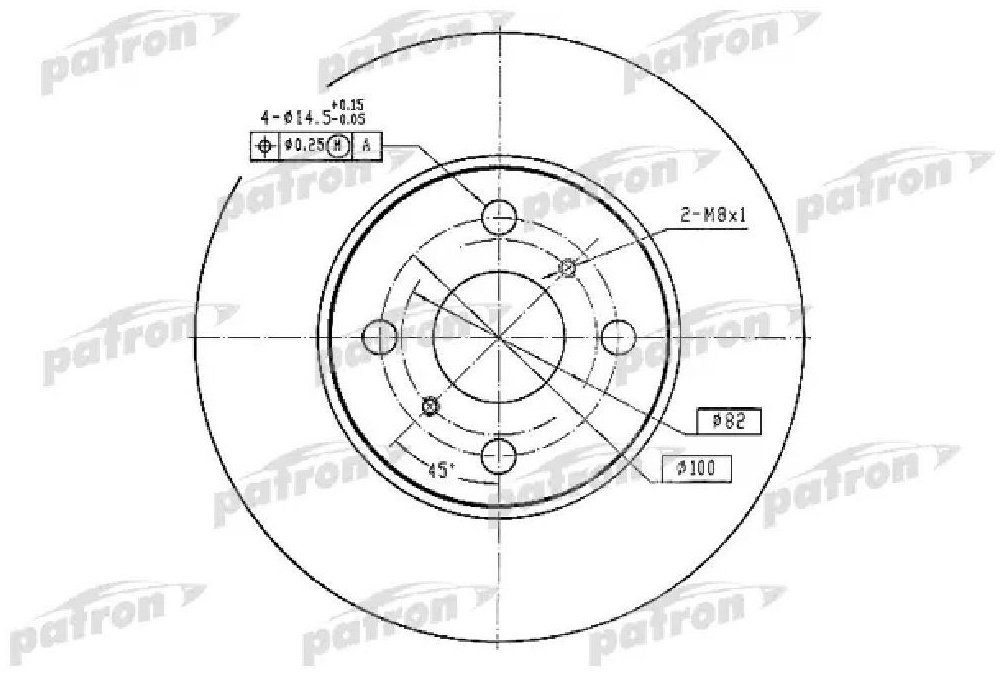 Диск тормозной передн TOYOTA: COROLLA 92-97, COROLLA 97-02, COROLLA Compact 92-97, COROLLA Compact 97-02, COROLLA Liftback 92 купить,27200
