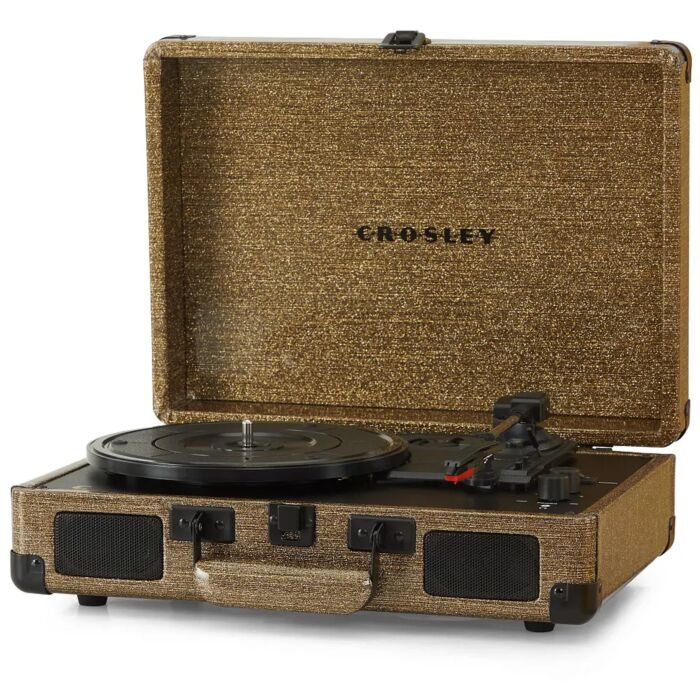 Виниловый проигрыватель Crosley Cruiser Plus CR8005F-GA4 Soft Gold c двухсторонним Bluetooth купить,NaN