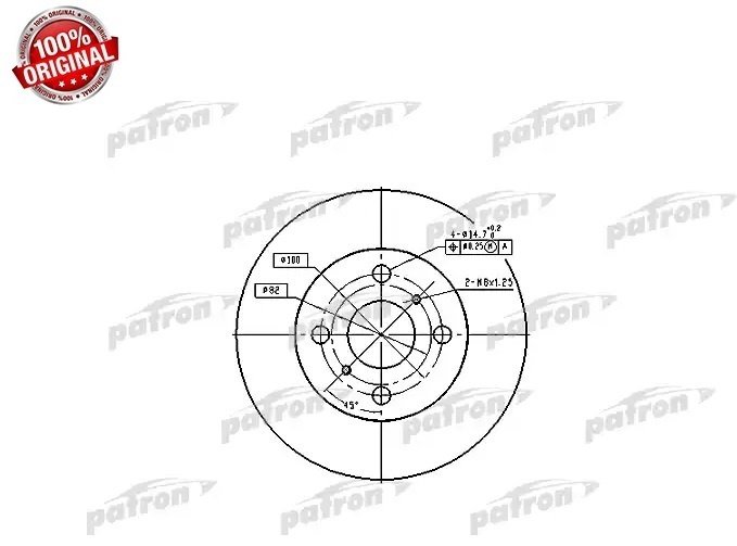 Диски PATRON передние PBD1423 купить,13960