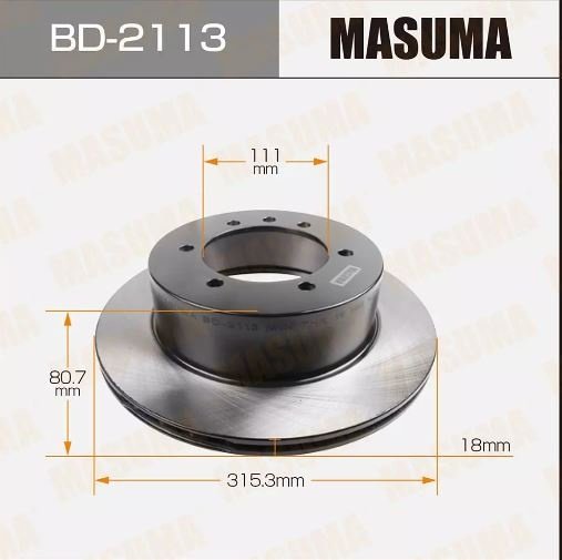 Диски MASUMA задние BD-2113 купить,35550
