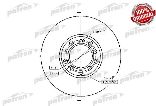 Диски PATRON передние PBD1573 купить,14670