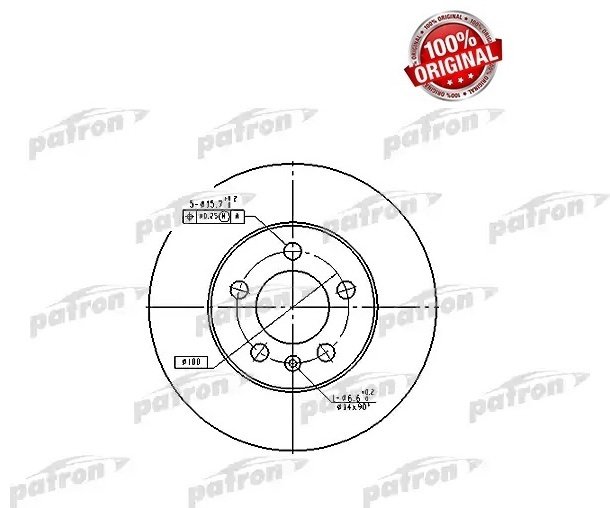 Диски PATRON передние PBD2803 купить,14800