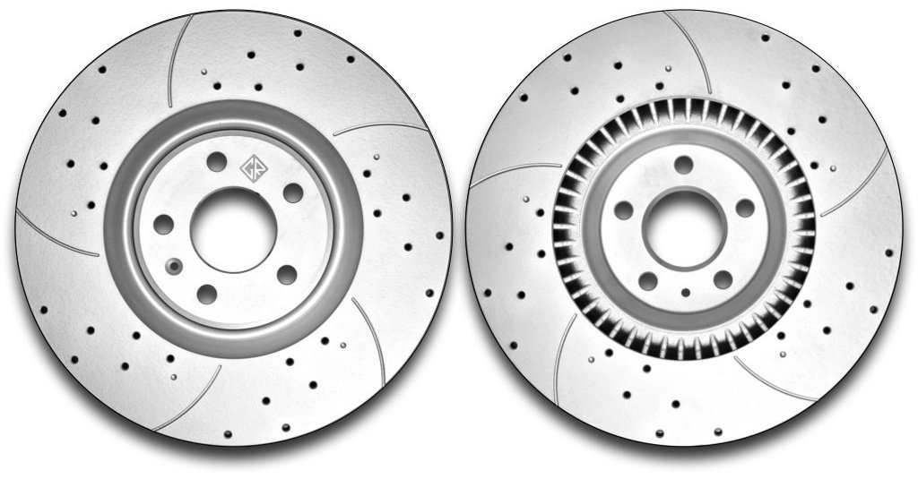 Диски Gerat передние DSK-F253P купить,94160