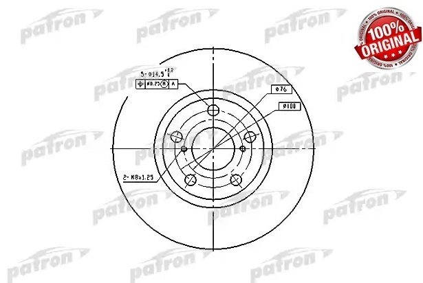 Диски PATRON передние PBD4046 купить,20650