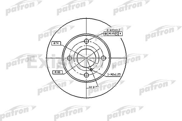 Диски PATRON передние PBD2719 купить,24750