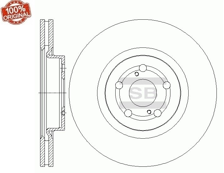 Диски Sangsin Brake передние SD4045-M купить,47180