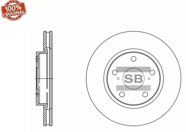 Диски Sangsin Brake передние SD4093-M купить,15130