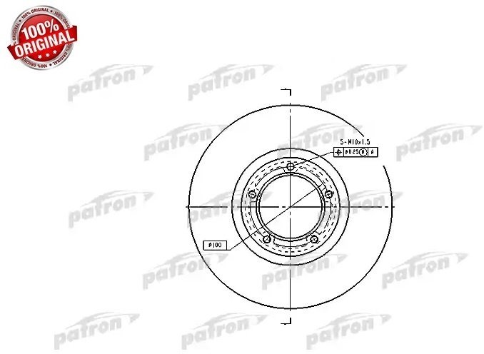Диски PATRON передние PBD1622 купить,16360