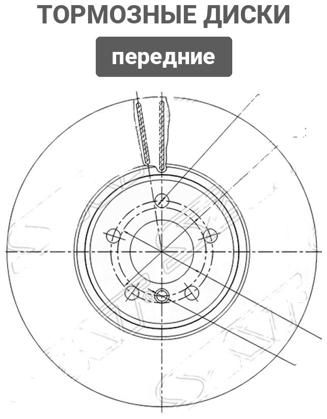 Диски SAT передние ST-34116771982 купить,26450