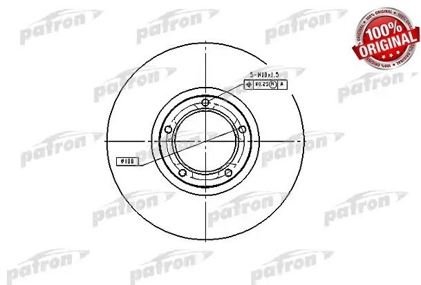 Диски PATRON передние PBD1653 купить,16800