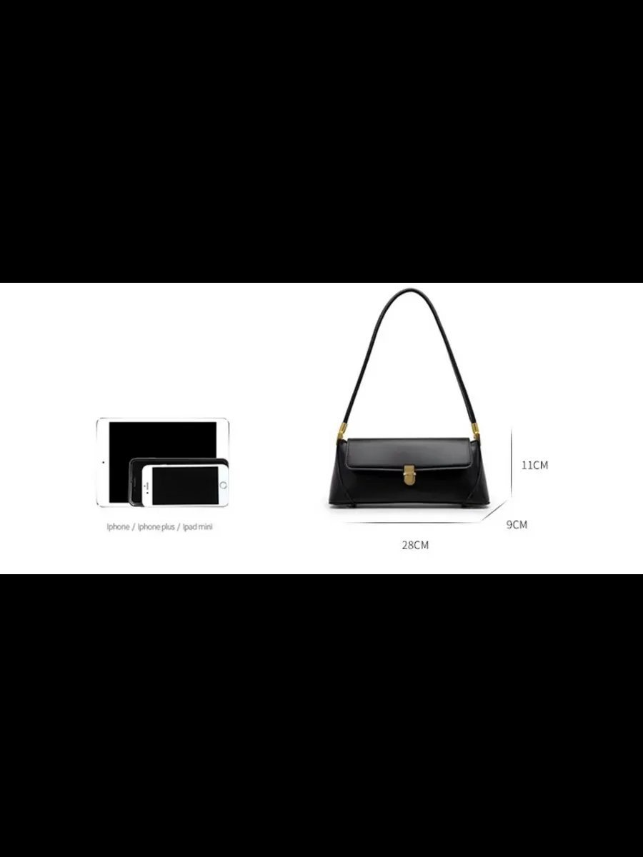 Сумка багет Brandsumka экокожа черный купить,NaN