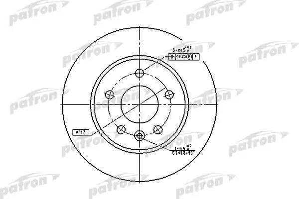 Диски PATRON передние PBD2797 купить,35100