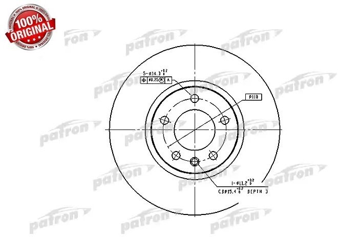Диски PATRON передние PBD2645 купить,24800