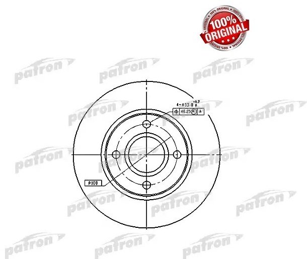 Диски PATRON передние PBD2622 купить,14840