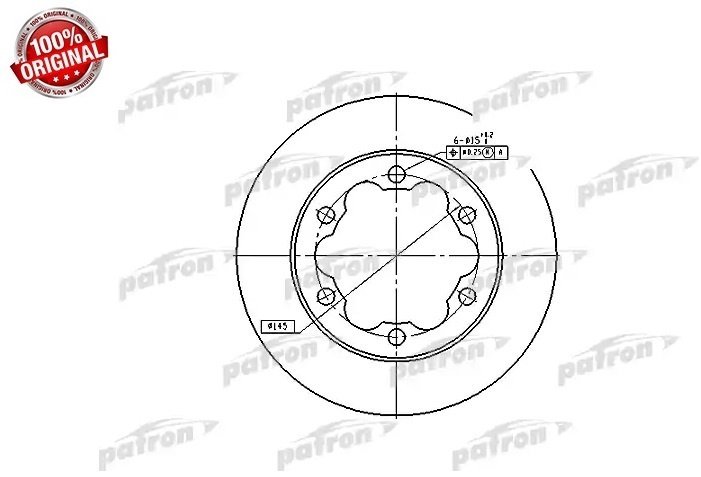 Диски PATRON задние PBD4089 купить,31720