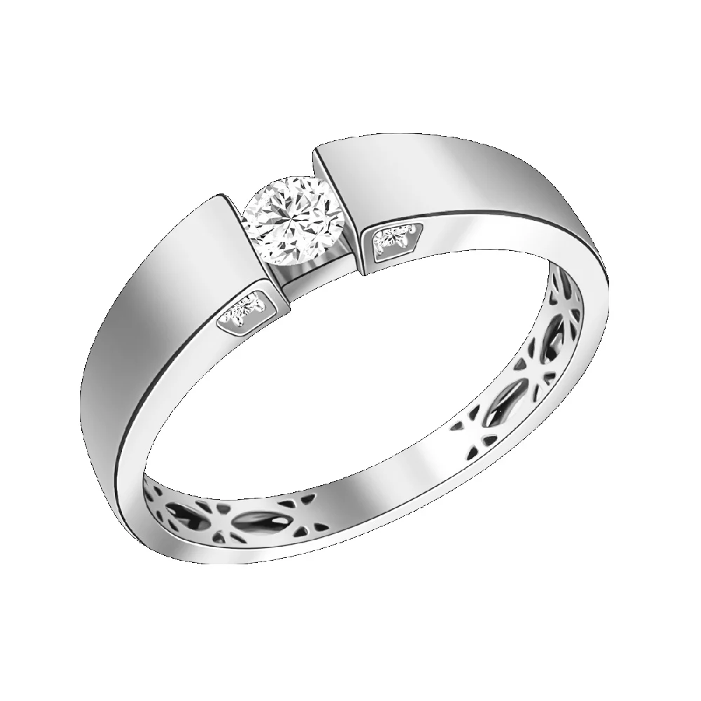 Кольцо Санис 28-118376_17 17р 1.61г Золото 585 Фианит купить,159000