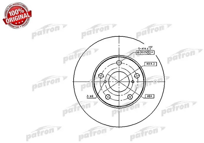 Диски PATRON передние PBD4161 купить,18940
