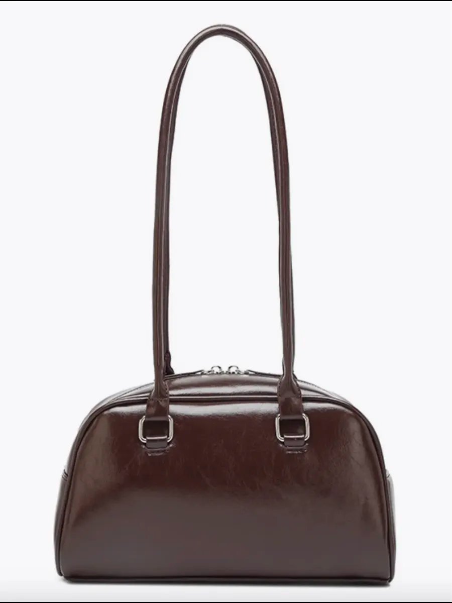 Сумка багет TrendyBags экокожа коричневый купить,NaN