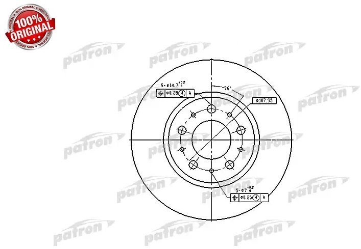 Диски PATRON передние PBD2671 купить,21000