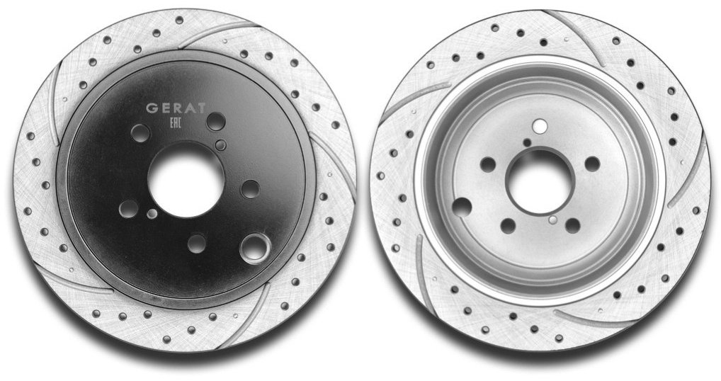 Диски Gerat задние DSK-R070W купить,62550