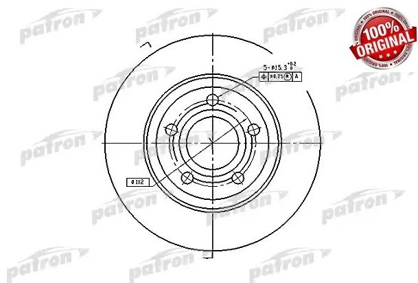 Диски PATRON передние PBD2730 купить,15040