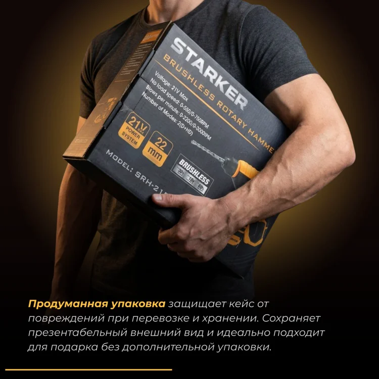 Перфоратор Starker SRH-21Pro 2Дж 21В SDS-Plus купить,NaN