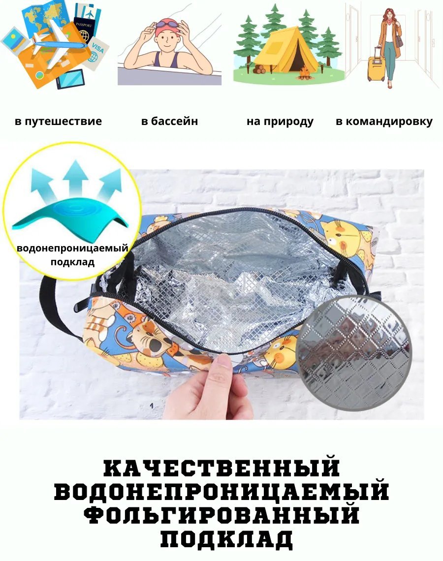 Мини-сумка RezSport оксфорд голубой купить,NaN
