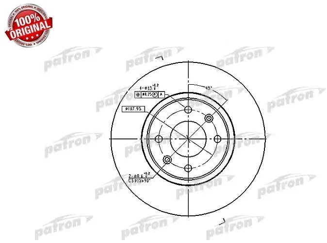 Диски PATRON передние PBD2796 купить,20300