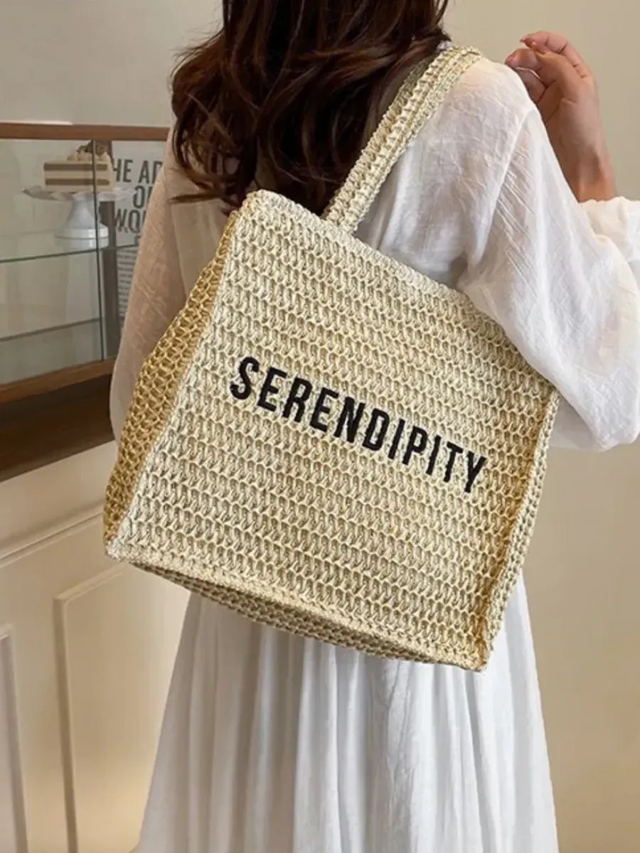 Сумка шоппер Bolso de Senora рафия бежевый купить,NaN