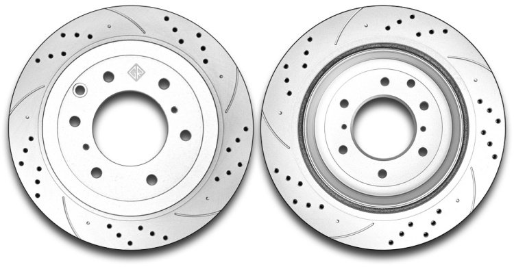 Диски Gerat задние DSK-R112P купить,61890