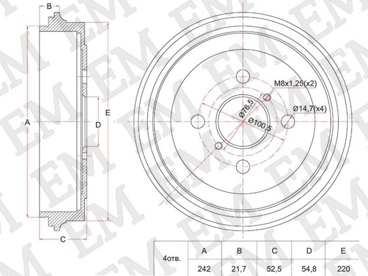 Диски SAT задние ST-42431-12201 купить,10500