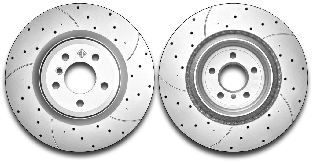 Диски Gerat задние DSK-R160P купить,73040