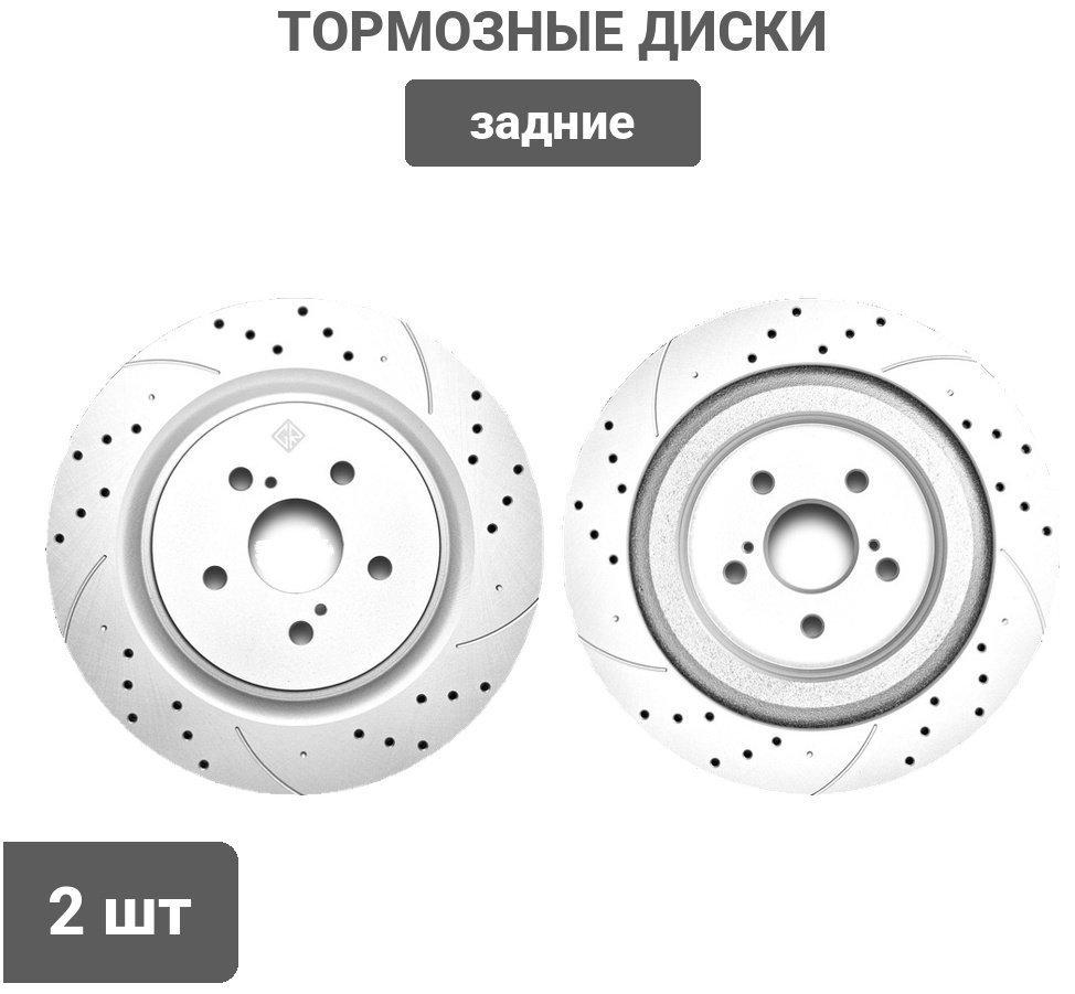 Диски Gerat задние DSK-R093P купить,53680